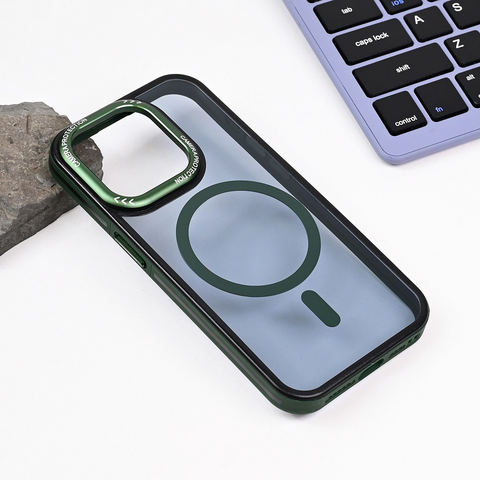 Zastitna maska (futrola) Magsafe Trendy - iPhone 15 Pro 6.1 zelena.