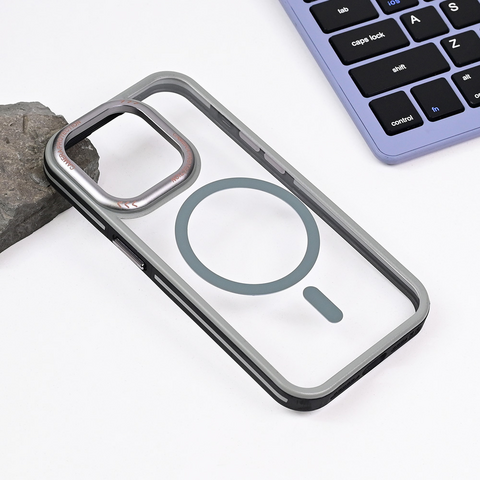 Zastitna maska (futrola) Magsafe Trendy - iPhone 15 Pro 6.1 siva.