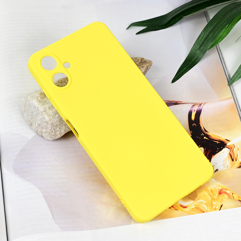 Zastitna maska (futrola) Teracell Soft Velvet - Samsung A065F Galaxy A06 zuta.