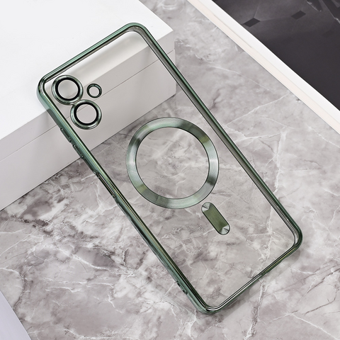 Zastitna maska (futrola) Magsafe Lux - Samsung A065F Galaxy A06 zelena.