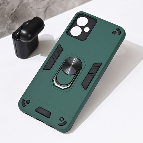 Zastitna maska (futrola) Hard Ring - Samsung A065F Galaxy A06 tamno zelena.