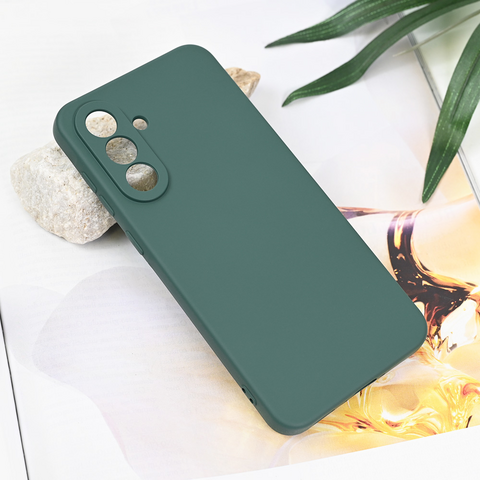 Zastitna maska (futrola) Teracell Soft Velvet - Samsung A366 Galaxy A36 5G tamno zelena.