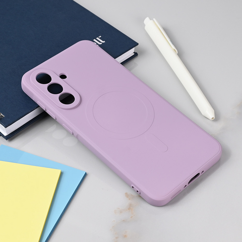 Zastitna maska (futrola) Teracell Giulietta Magsafe - Samsung A566 Galaxy A56 5G ljubicasta.