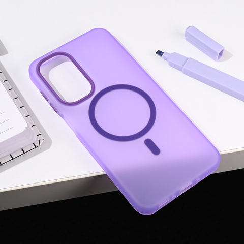 Zastitna maska (futrola) Magsafe Pastel - Samsung A266B Galaxyg A26 5G ljubicasta.