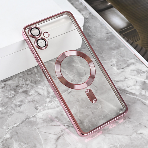 Zastitna maska (futrola) Magsafe Lux - Samsung A065F Galaxy A06 roze.