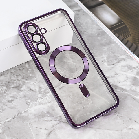 Zastitna maska (futrola) Magsafe Lux - Samsung A566 Galaxy A56 5G ljubicasta.