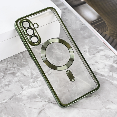 Zastitna maska (futrola) Magsafe Lux - Samsung A566 Galaxy A56 5G zelena.