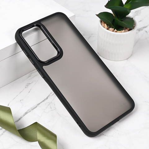 Zastitna maska (futrola) Shining Camera - Samsung A566 Galaxy A56 5G crna.