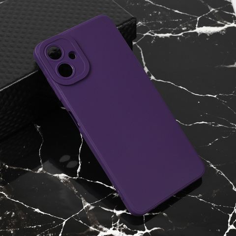 Zastitna maska (futrola) Teracell Giulietta - Samsung A065F Galaxy A06 mat tamno ljubicasta.