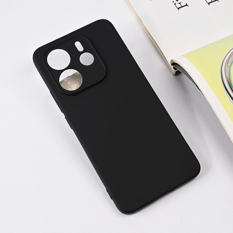 Zastitna maska (futrola) Gentle Color - Xiaomi Redmi Note 14 4G (SRB) crna.