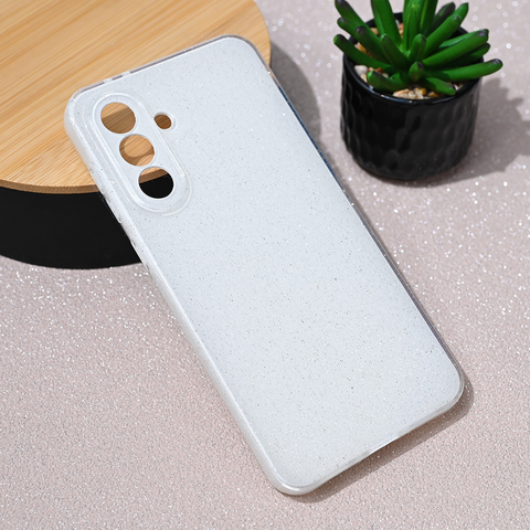 Zastitna maska (futrola) Sparkle Dust - Samsung A566 Galaxy A56 5G bela.