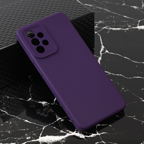 Zastitna maska (futrola) Teracell Giulietta - Samsung A525 Galaxy A52 4G/A526 Galaxy A52 5G/A528B Galaxy A52s 5G mat tamno ljubicasta.
