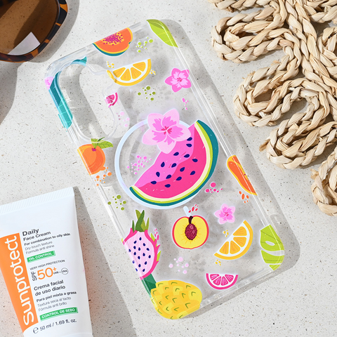 Zastitna maska (futrola) print Magsafe - Samsung A566 Galaxy A56 Summer Fruits.