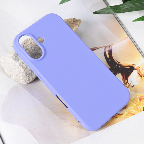 Zastitna maska (futrola) Teracell Soft Velvet - iPhone 17 ljubicasta.
