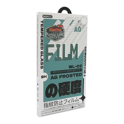 Zastitna folija za ekran REMAX GLASS 9H GAMING mat AG WL-02 - iPhone 16 Pro (6.3) (MS).