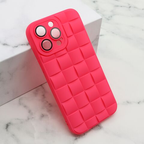 Zastitna maska (futrola) 3D WALL - iPhone 14 Pro Max (6.7) pink (MS).