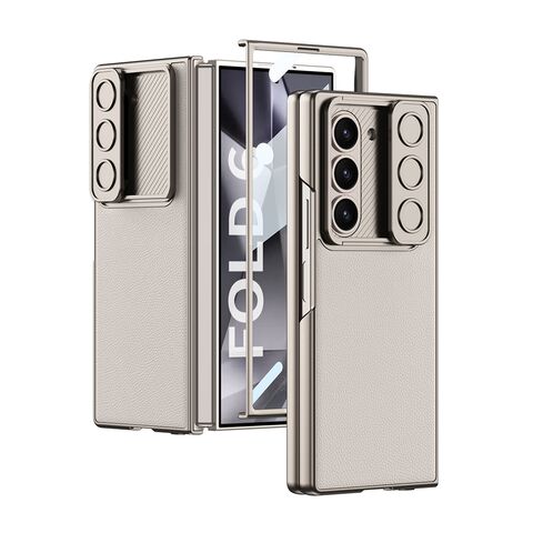 Zastitna maska (futrola) CAMERA SWIPE - Samsung Galaxy Z Fold 6 5G zlatna (GKK case) (MS).