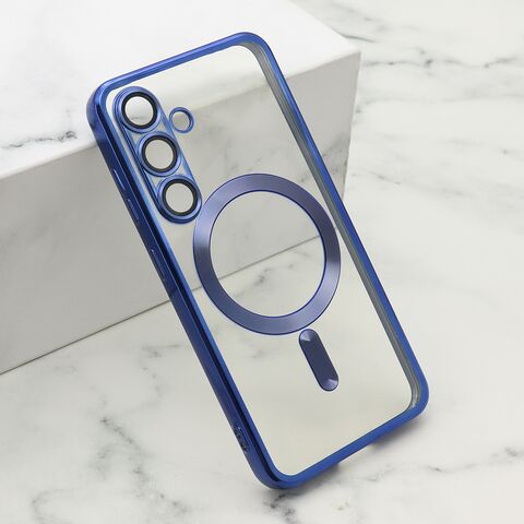 Zastitna maska (futrola) CAMERA PROTECT MAGSAFE - Samsung S931 Galaxy S25 5G plava (MS).