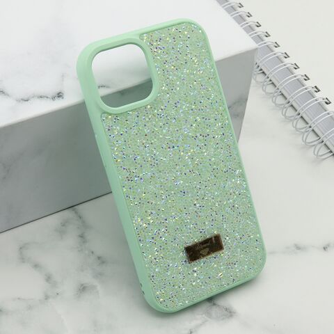 Zastitna maska (futrola) DIAMOND SELECTION - iPhone 15 mint (MS).