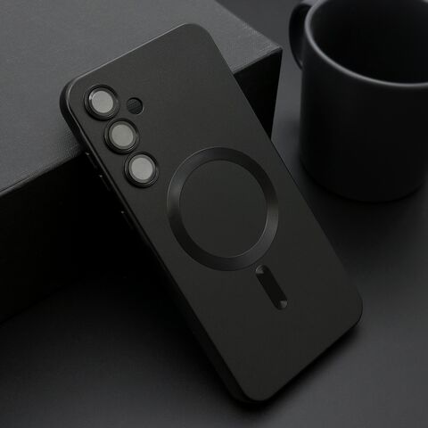 Zastitna maska (futrola) ELEGANT MAGSAFE - Samsung A356 Galaxy A35 5G 5G crna (MS).