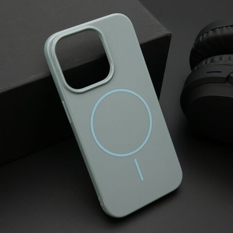 Zastitna maska (futrola) JELLY MagSafe - iPhone 15 Pro (6.1) mint (MS).