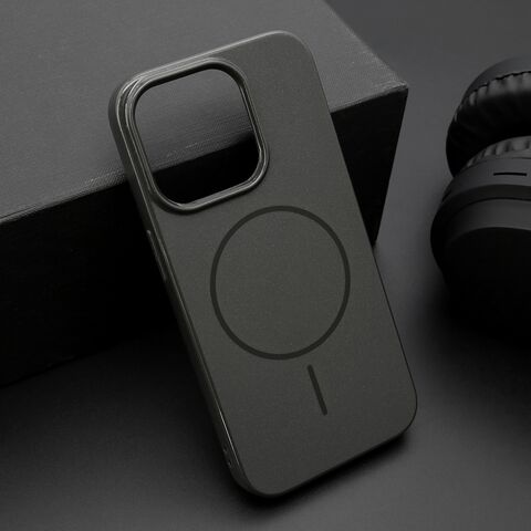 Zastitna maska (futrola) JELLY MagSafe - iPhone 15 Pro (6.1) crna (MS).