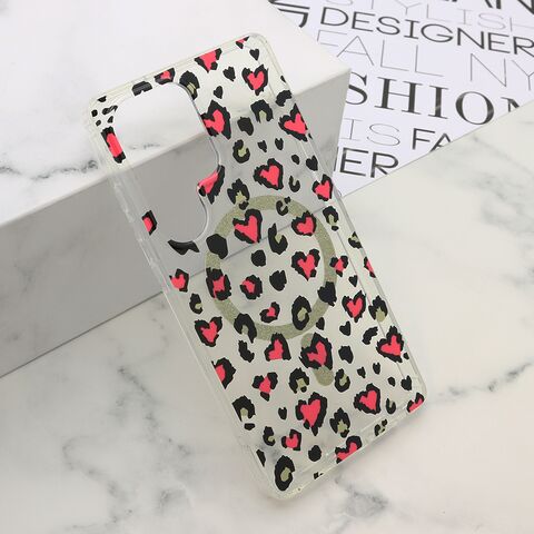Zastitna maska (futrola) LEOPARD MagSafe - Samsung S938 Galaxy S25 Ultra 5G roze (MS).