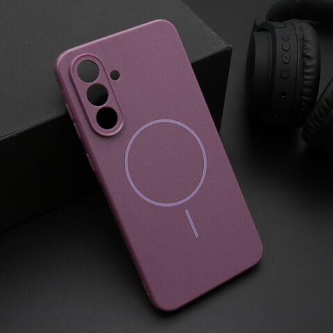 Zastitna maska (futrola) JELLY MagSafe - Samsung A566 Galaxy A56 5G ljubicasta (MS).