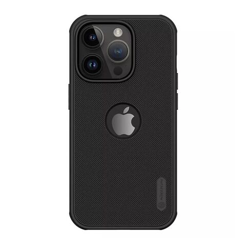 Zastitna maska (futrola) Nillkin Super Frost Pro - iPhone 15 Pro (6.1) crna (logo cut) (MS).