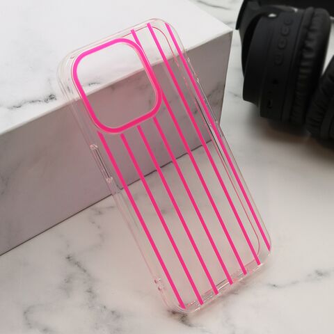 Zastitna maska (futrola) PARTY - iPhone 15 Pro (6.1) pink (MS).