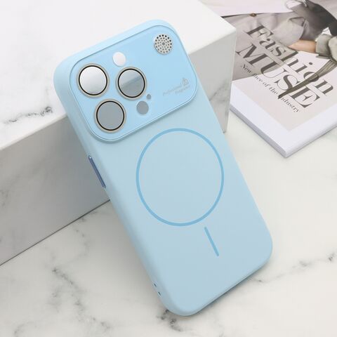 Zastitna maska (futrola) PASTEL DREAMS MagSafe - iPhone 15 Pro (6.1) plava (MS).