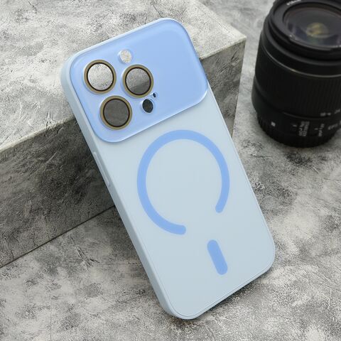 Zastitna maska (futrola) PASTELPOP MagSafe - iPhone 15 Pro (6.1) plava (MS).