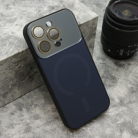 Zastitna maska (futrola) PASTELPOP MagSafe - iPhone 15 Pro (6.1) crna (MS).