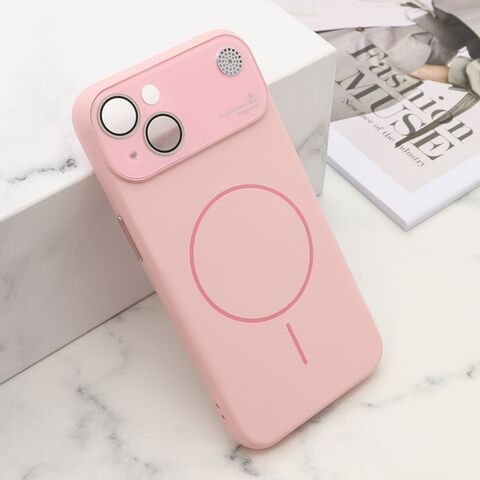Zastitna maska (futrola) PASTEL DREAMS MagSafe - iPhone 14 (6.1) roze (MS).
