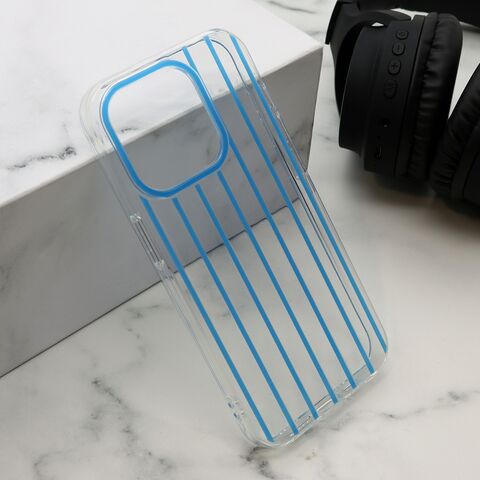 Zastitna maska (futrola) PARTY - iPhone 15 Pro (6.1) plava (MS).