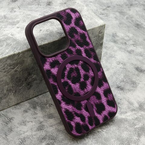 Zastitna maska (futrola) ROAR STYLE MagSafe - iPhone 15 Pro (6.1) ljubicasta (MS).