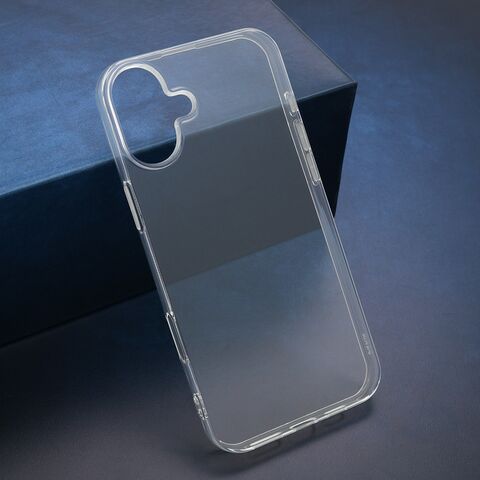 Zastitna silikonska maska (futrola) CLEAR STRONG - Iphone 16 Plus (6.7) providna (MS).