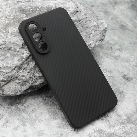 Zastitna silikonska maska (futrola) CARBON LIGHT - Samsung A566 Galaxy A56 5G crna (MS).