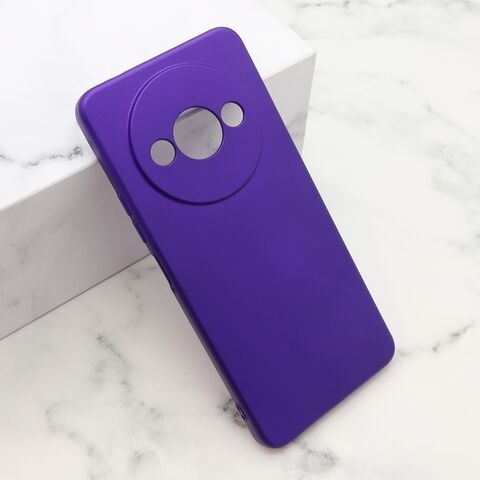 Zastitna maska (futrola) Soft Silicone - Xiaomi Redmi A3/A3x ljubicasta (MS).