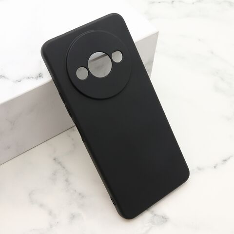 Zastitna maska (futrola) Soft Silicone - Xiaomi Redmi A3/A3x crna (MS).