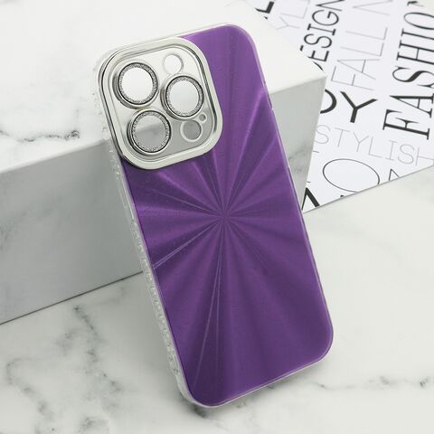 Zastitna maska (futrola) SPARKLING SHINE - iPhone 14 Pro (6.1) ljubicasta (MS).