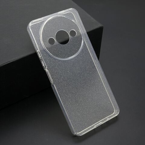 Zastitna maska (futrola) SPARKLING - Xiaomi Redmi A3/A3x providna (MS).