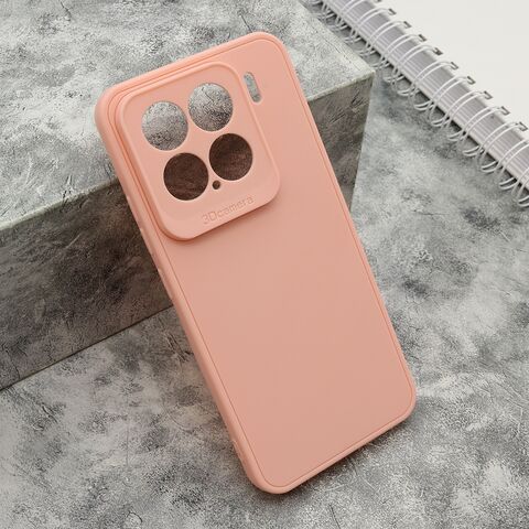 Zastitna maska (futrola) Soft 3D camera - Xiaomi 15 roze (MS).