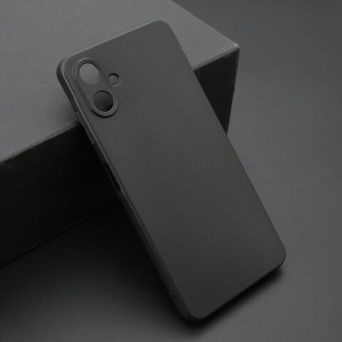 Zastitna ultra tanka (skin) maska / futrola KOLOR - Samsung A065F Galaxy A06 crna (MS).