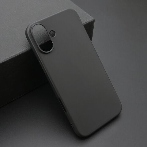 Zastitna ultra tanka (skin) maska / futrola KOLOR - Iphone 16 Plus (6.7) crna (MS).