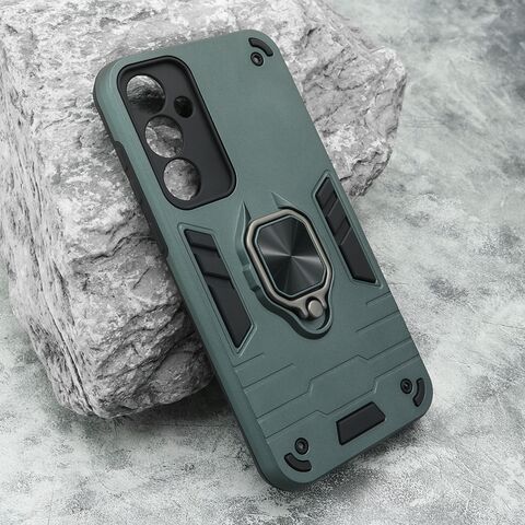 Zastitna maska (futrola) Square ring - Samsung A356 Galaxy A35 5G 5G zelena (MS).