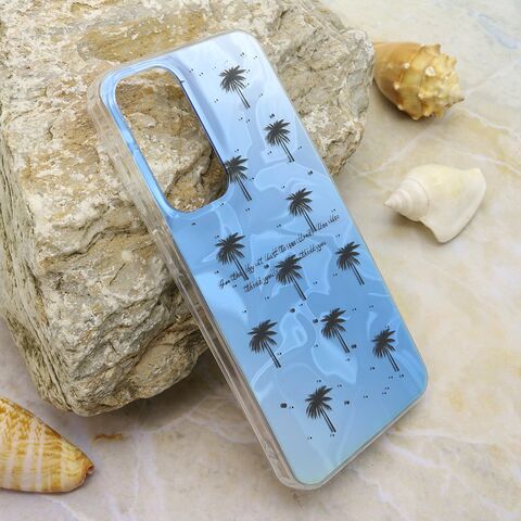 Zastitna maska (futrola) SUMMER VIBES - Samsung A356 Galaxy A35 5G 5G svetlo plava (MS).