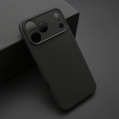 Zastitna ultra tanka (skin) maska / futrola KOLOR - iPhone 17 Pro Max (6.9) crna (MS).