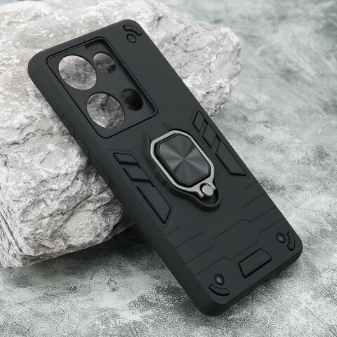 Zastitna maska (futrola) Square ring - Xiaomi Redmi Note 13 Pro 4G crna (MS).