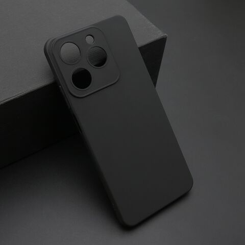 Zastitna ultra tanka (skin) maska / futrola KOLOR - Realme Note 60 crna (MS).